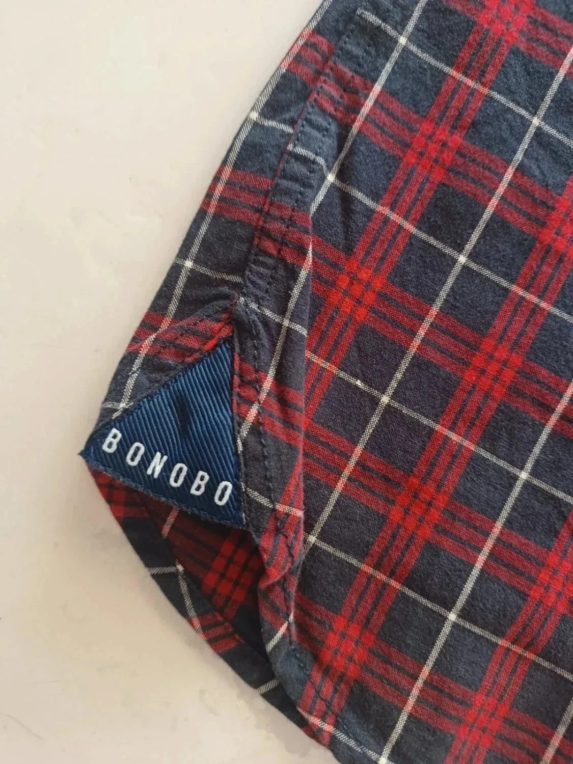 Camisa tamanho L Bonobo xadrez lenhador – photo 8